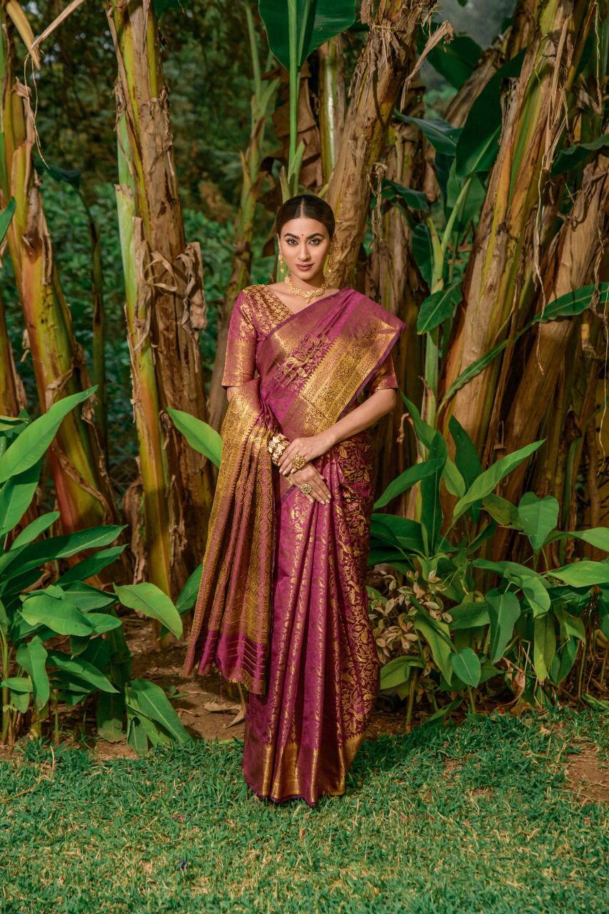 Mandakini Silk 3 Lichi Silk Designer Sarees Catalog